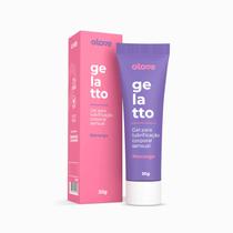 Gel Lubrificante Beijável Sabor Morango Olove Gelatto 30g