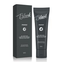 Gel Lubrificante Esfria Beijável Black Mentol Extra Forte 60g