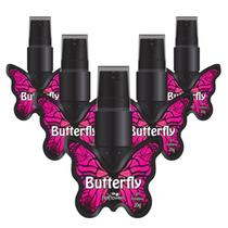 Gel Lubrificante Esquenta Esfria Estimulante Feminino Butterfly 5 Un