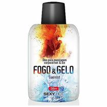 Gel Lubrificante Fogo e Gelo Esquenta Esfria Adulto Sexshop
