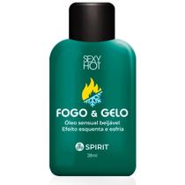 Gel Lubrificante Fogo e Gelo Esquenta Esfria Adulto Sexshop