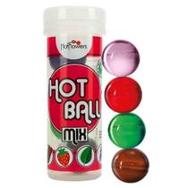 Gel Lubrificante Íntimo Bolinha Explosiva Deslizante 4 unidades Sabores Sortidos - HotFlowers