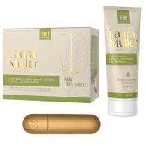 Gel lubrificante íntimo e bullet 10 vibrações KIT Laura Muller - INTT
