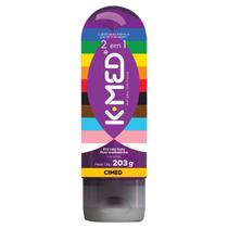 Gel Lubrificante Íntimo K-med 2 Em 1 203g LGBTQIA+ Gel Lubrificante Íntimo K-med 2 Em 1 203g LGBTQIA+