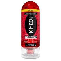Gel Lubrificante Intimo K-Med Hot Sex Education Sem Fragrância 200g Gel Lubrificante Intimo K-Med Hot Sex Education Sem Fragrância 200g