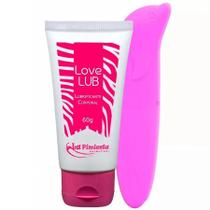 Gel Lubrificante Íntimo Love Lub Neutro e Vibrador Golfinho Ponto G