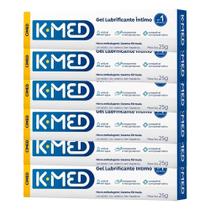 Gel Lubrificante Íntimo Neutro 6x25 Gramas K-med base aquosa que se assemelha a lubrificação natural Gel Lubrificante Íntimo Neutro 6x25 Gramas K-med base aquosa que se assemelha a lubrificação natural