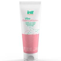 Gel lubrificante íntimo Vibrante Sabor morango relaxante