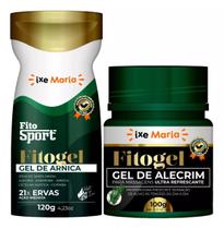 Gel Massageador de Arnica FitoSport 21 ervas + Gel de alecrim Fitogel - Kit para combater a Dor e Relaxamento Gel Massageador de Arnica FitoSport 21 ervas + Gel de alecrim Fitogel - Kit para combater a Dor e Relaxamento