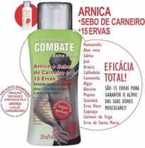 Gel Massageador Extra Forte Arnica+sebo De Carneiro 15 Ervas 200g - Sofisticatto