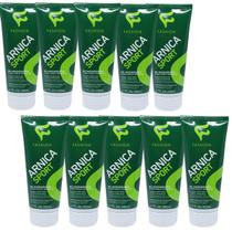 Gel Massageador Fashion Arnica Sport Bisnaga 200ml Kit 10 Unidades