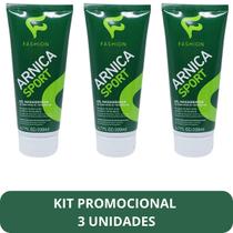 Gel Massageador Fashion Arnica Sport Bisnaga 200ml Kit 3 Unidades