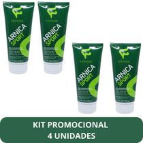 Gel Massageador Fashion Arnica Sport Bisnaga 200ml Kit 4 Unidades