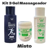 Gel Massageador Sebo de Carneiro Ação Refrescante e Alivio Prolongado com Árnica, Andiroba e Copaíba Soul Cosméticos