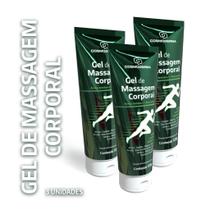 Gel Massagem Corporal Arnica 120G Alivio Dor Muscular 3Unid.