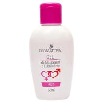 Gel massagem e lubrificante intimo hot 60ml dermattive