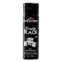 Gel Massagem Íntima Comestível Aromatizante Bucal Power Black Ice - Hot Flowers