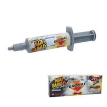 Gel Mata Baratas Kromax Isca Atrativa Com 01 Seringa 10gr
