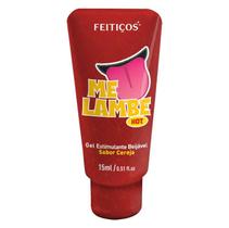 Gel ME LAMBE Beijável Sabor Cereja e Efeito Hot - Frasnaga 15ml