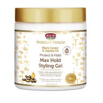 Gel modelador African Pride Moisture Miracle Max Hold 530 ml x2
