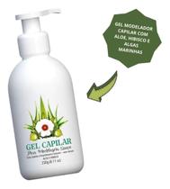 Gel Modelador Capilar Natural com Aloe, Hibisco e Jojoba Antifrizz 230g Multi Vegetal