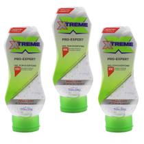 Gel modelador de cabelo Mexilink Xtreme Pro-Expert 500g, pacote com 3