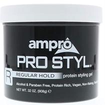 Gel modelador de proteína Ampro Pro Styl Regular Hold 960 ml (pacote com 2)