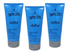 Gel modelador Got2B Chillin Light Hold, pacote de 3 x 170 ml Gel modelador Got2B Chillin Light Hold, pacote de 3 x 170 ml