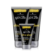 Gel Modelador Got2B Ultra Colado Invencível - Kit com 2 Unidades de 177ml + 1 de 37ml