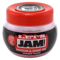 Gel Modelador Let's Jam Protein Mega Fixação 255g Kit com 2