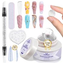 Gel Nail Builder Morovan Solid 60mL para extensão de escultura 3D Gel Nail Builder Morovan Solid 60mL para extensão de escultura 3D