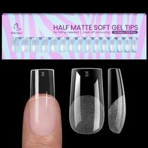 Gel Nail Tips Bartbox Square 320 unidades de capa completa média