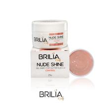 Gel Nude Shine 25g para Alongamento Brilia Nails