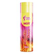 Gel Oleo Massagem Beijavel Preliminares Efeito Aquecimento Hot 15ml Sabor Algodão Doce