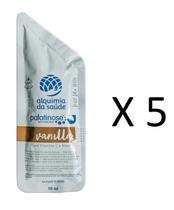 Gel Palatinose Alquimia Da Saúde 60g Kit com 5 Sachês Gel Palatinose Alquimia Da Saúde 60g Kit com 5 Sachês