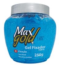 Gel para Cabelo Max Gold: Fixação Intensa - 250g Azul Gel para Cabelo Max Gold: Fixação Intensa - 250g Azul
