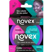 Gel Para Cabelo Novex Santo Black Poderoso Cola Comigo 60g