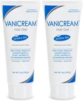 Gel para cabelo Vanicream para pele sensível, sem perfume, 198 g, pacote com 2