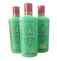 GEL PARA MASSAGEM Dr. MUNDIAL 200g KIT 03UND GEL PARA MASSAGEM Dr. MUNDIAL 200g KIT 03UND