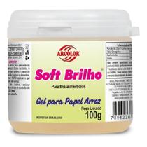 Gel Para Papel Arroz Soft Brilho 100g - Arcolor