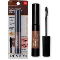 Gel para Sobrancelhas Colorstay Brow Fiber Filler Card Medium Brown 303 6,8ml - Revlon'