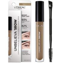 Gel para sobrancelhas L'Oreal Paris Unbelieva-Brow à prova d'água loiro 4,5 ml Gel para sobrancelhas L'Oreal Paris Unbelieva-Brow à prova d'água loiro 4,5 ml