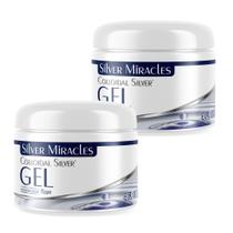 Gel para tratamento de feridas Silver Miracles Coloidal Silver 120mL x 2