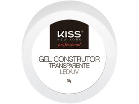 Gel para Unhas Construtor Transparente Kiss - 15g - First kiss