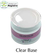 Gel Para Unhas De Gel Helen Color Silver - Clear Base 20G