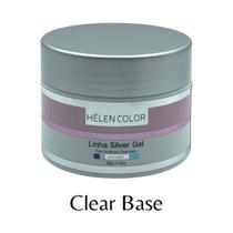 Gel para Unhas de Gel Helen Color Silver Clear Base 35g