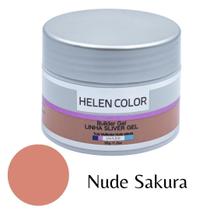 Gel Para Unhas De Gel Helen Color Silver - Nude Sakura 35G