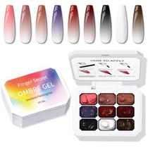 Gel para unhas Karroy Sponge Pat Paint 9 cores Ombre Gradient Gel para unhas Karroy Sponge Pat Paint 9 cores Ombre Gradient