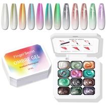 Gel para unhas Karroy Sponge Pat Paint Ombre Gradient 12 cores Gel para unhas Karroy Sponge Pat Paint Ombre Gradient 12 cores