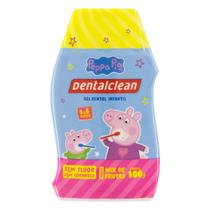 Gel Pasta De Dente Infantil Dentalclean Sem Flúor Peppa Pig